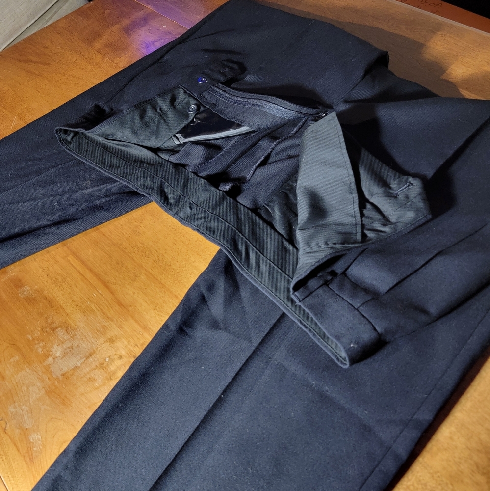 black dress pants vintage wool